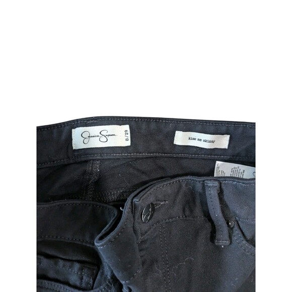 Jessica Simpson Women's Kiss Me Skinny Pants Size 8 Black - Picture 3 of 3